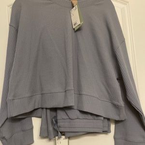 H&M Muted Blue Matching Set